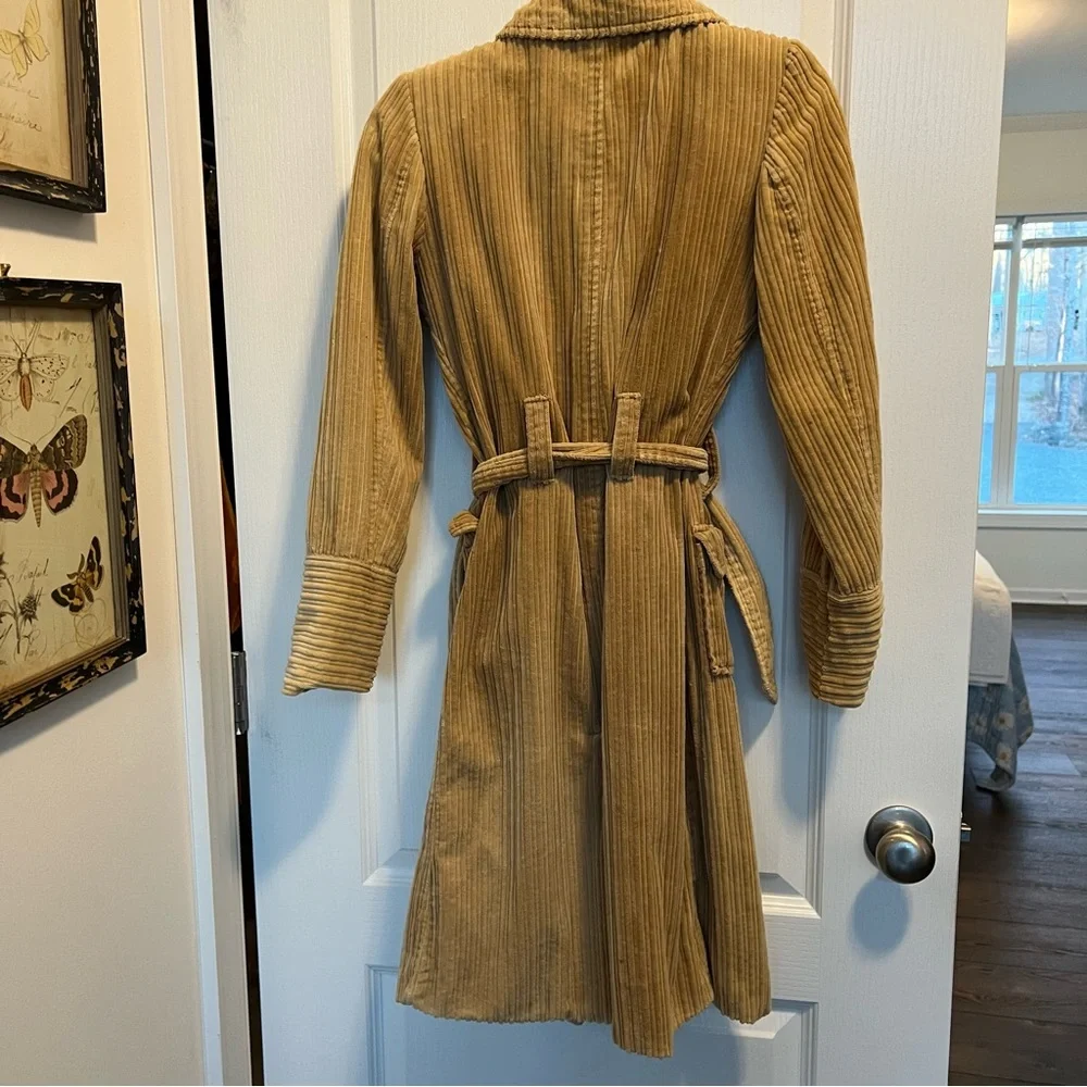 Vintage tan Corduroy double breasted Jacket